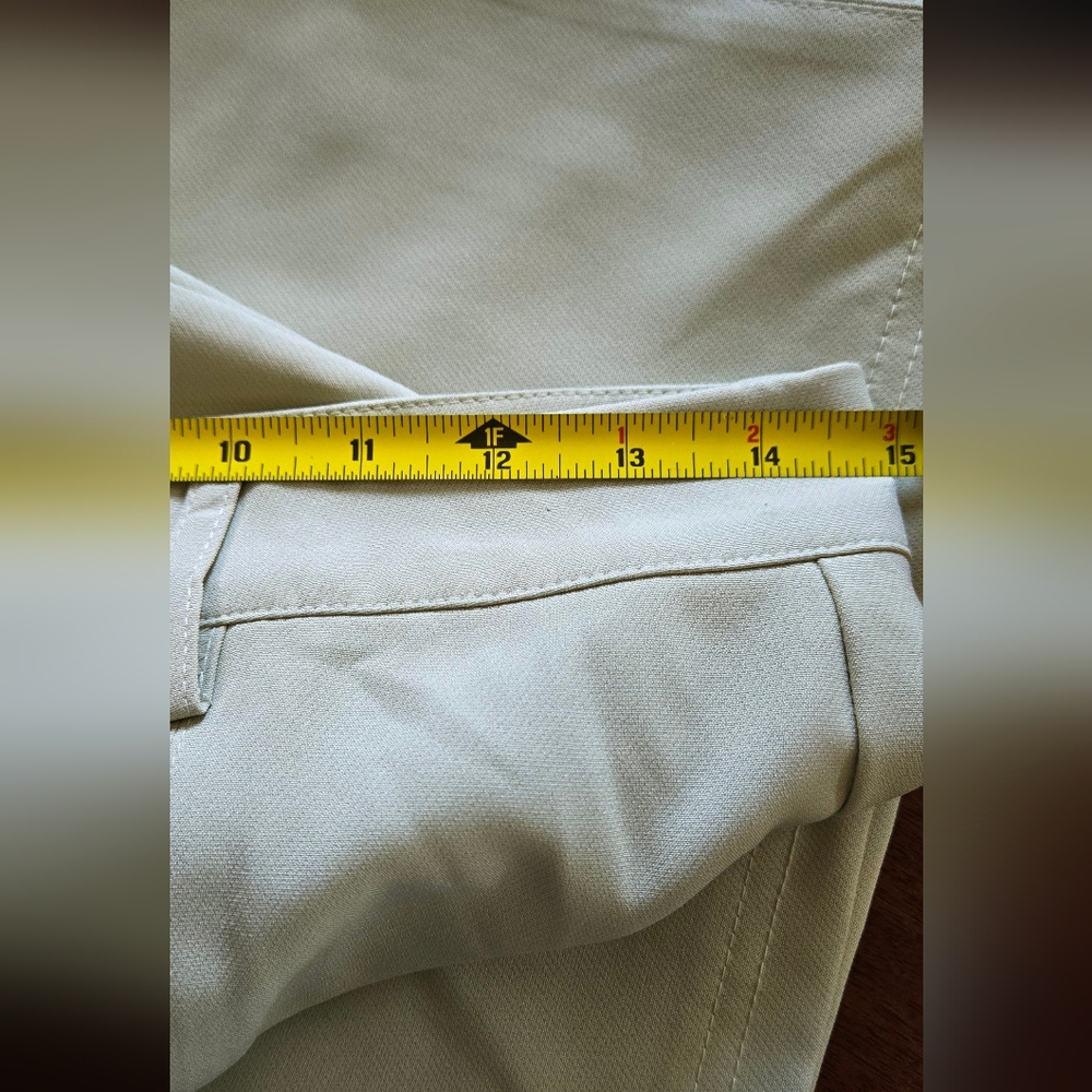 *final price* Avec Les Filles wide leg pants front seam soft spring green sz 4 - Picture 7 of 7